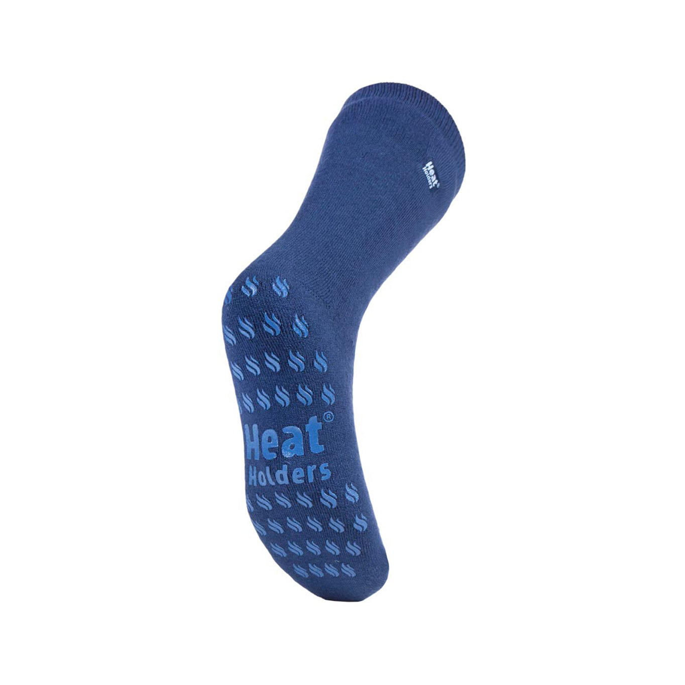 1 Pair Men's IOMI FootNurse Dual Layer Raynaud's Thermal Slipper Socks - Deep Blue