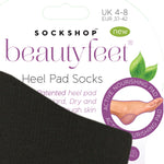 Load image into Gallery viewer, 1 Pair Beauty Feet Heel Pad Socks - Black
