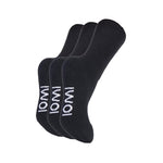 Load image into Gallery viewer, 3 Pairs IOMI FootNurse Cushion Foot Diabetic Socks - Black
