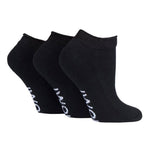 Load image into Gallery viewer, 3 Pairs IOMI FootNurse Cushion Foot Diabetic Trainer Socks - Black
