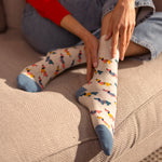 Load image into Gallery viewer, 6 Pairs Ladies Fun Feet Cotton Socks - I&#39;m a Dog Person
