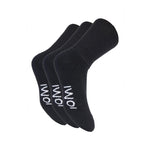 Load image into Gallery viewer, 3 Pairs IOMI FootNurse Cushion Foot Diabetic Socks - Black
