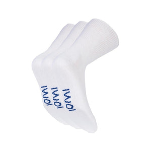 3 Pairs IOMI FootNurse Cushion Foot Diabetic Socks - White