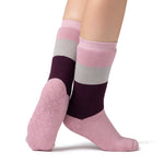 Load image into Gallery viewer, 1 Pair Ladies Raynaud&#39;s Thermal Slipper Socks - Rose
