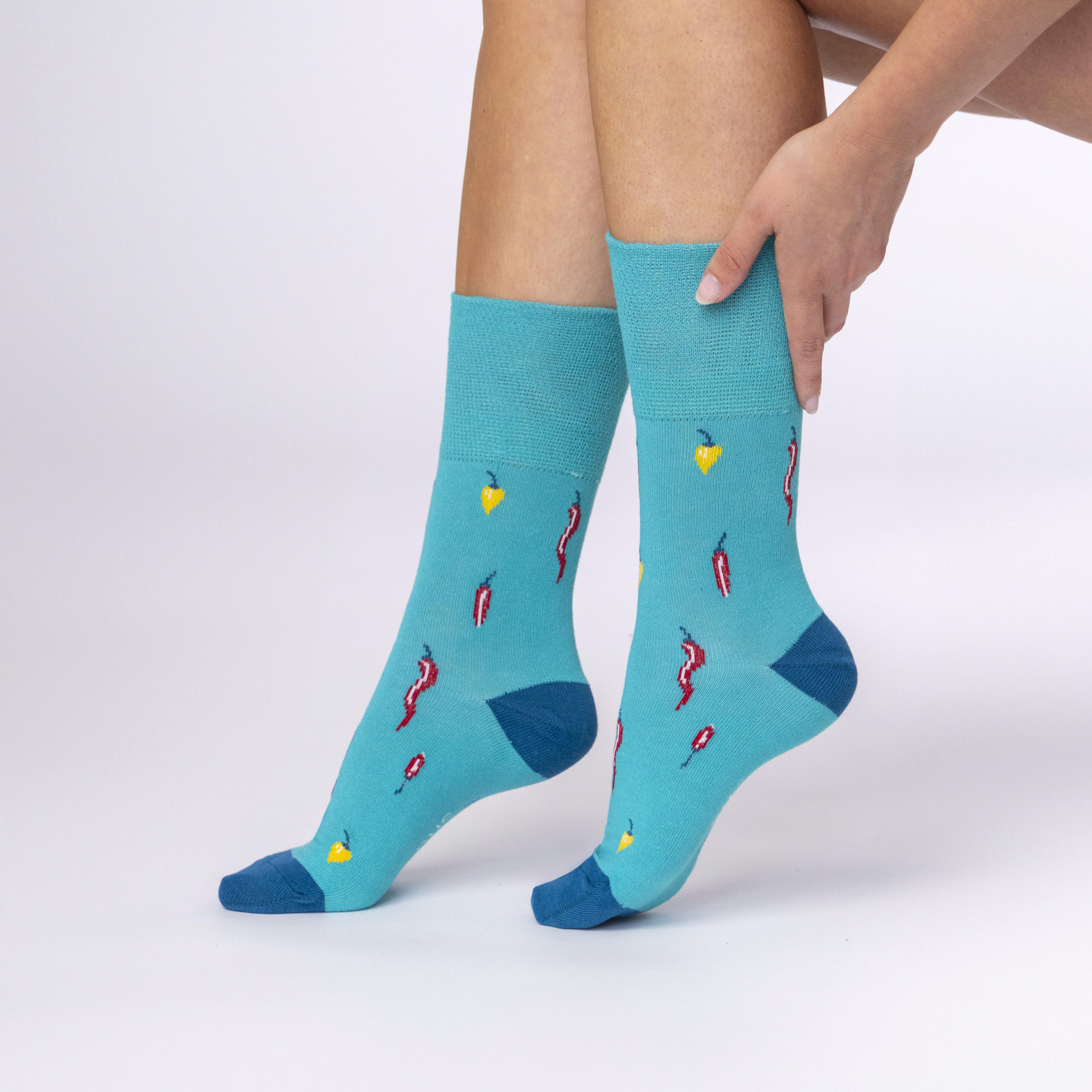 3 Pairs Ladies RHS Cotton Socks - Vegetables
