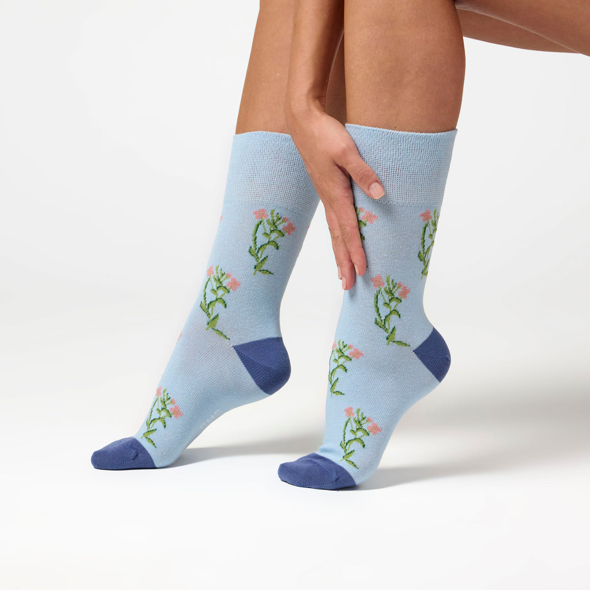 3 Pairs Ladies RHS Cotton Socks - Floral