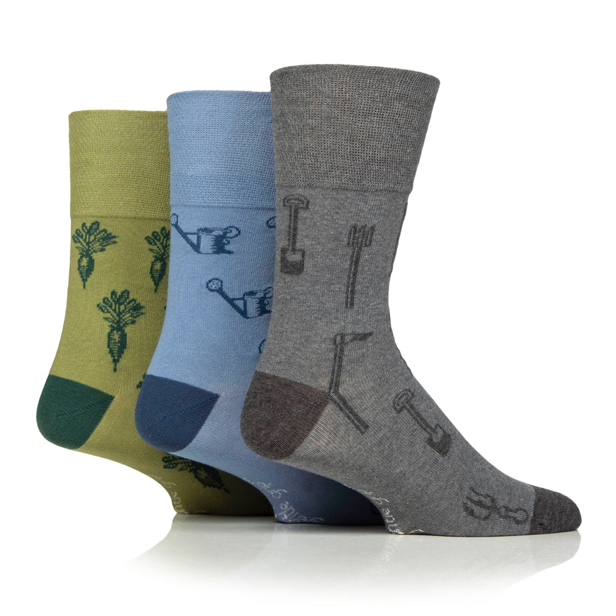 3 Paar Herrensocken aus Baumwolle von RHS – Insekten