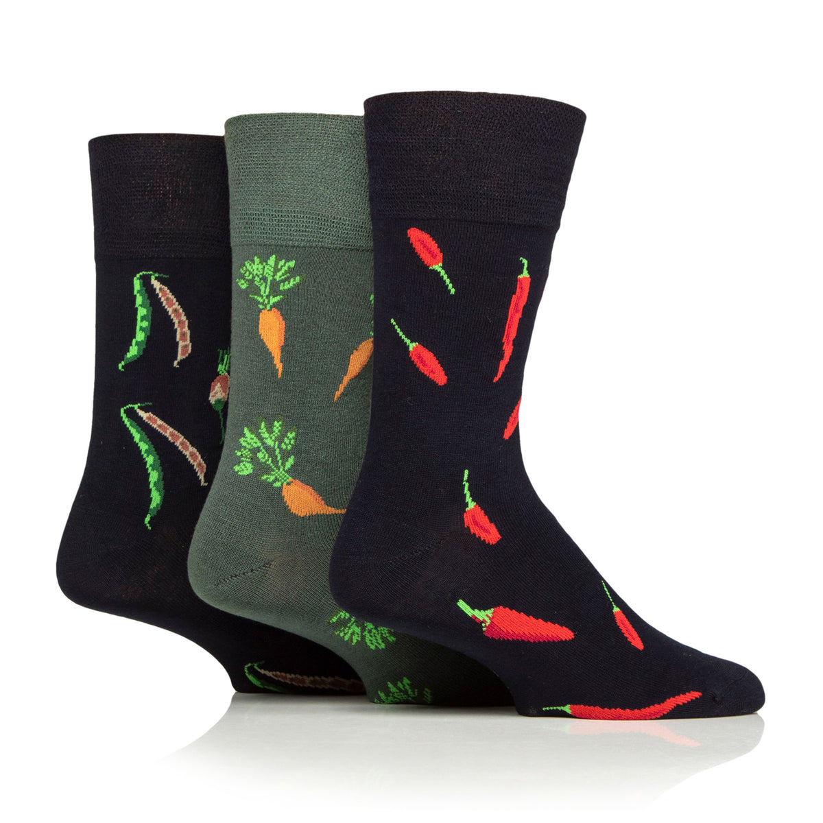 Lot de 3 paires de chaussettes en coton RHS pour homme – Insectes