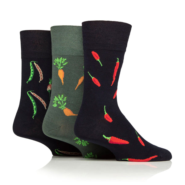 Lot de 3 paires de chaussettes en coton RHS pour homme – Insectes