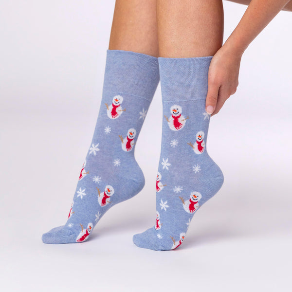 Lot de 3 paires de chaussettes de Noël amusantes pour femme - Robin Mix