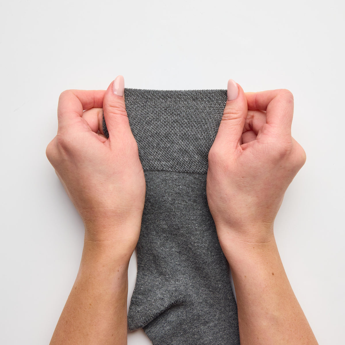 3 paires de chaussettes unies en coton pour femme - Noir/Anthracite/Gris