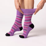 Load image into Gallery viewer, 6 Pairs Ladies Cotton Socks - Sweetheart Black
