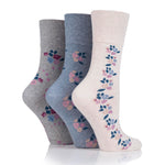 Charger l&#39;image dans la galerie, 3 paires de chaussettes en coton pour femme - Collectionneur neutre
