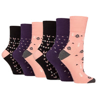 6 Pairs Ladies Cotton Socks - Bazaar