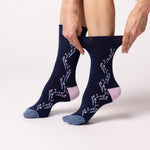 Load image into Gallery viewer, 6 Pairs Ladies Cotton Socks - New Dawn Blue
