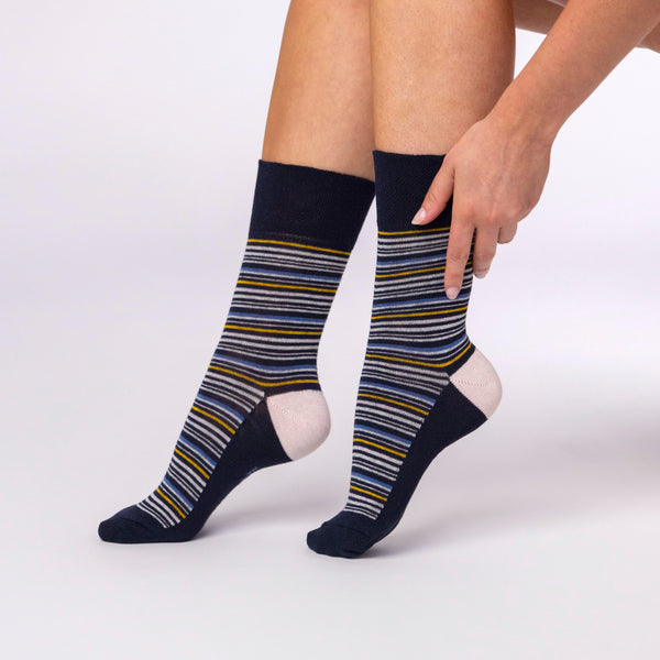 3 Paar Damen-Baumwollsocken – Ditsy Floral