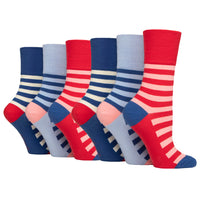 6 Pairs Ladies Cotton Socks - Joie