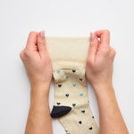 Load image into Gallery viewer, 3 Pairs Ladies Cotton Socks - Micro Pattern
