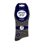 Load image into Gallery viewer, 3 Pairs Ladies Cotton Socks - Nepp Charcoal
