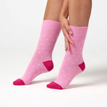 Load image into Gallery viewer, 3 Pairs Ladies Cotton Socks - Micro Polka Dot
