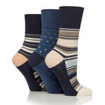 Lade das Bild in den Galerie-Viewer, 3 Pairs Ladies Cotton Socks - Office Party
