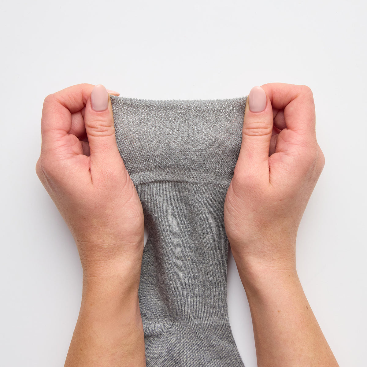 6 paires de chaussettes unies en coton pour femme - Bleu marine/denim/gris clair