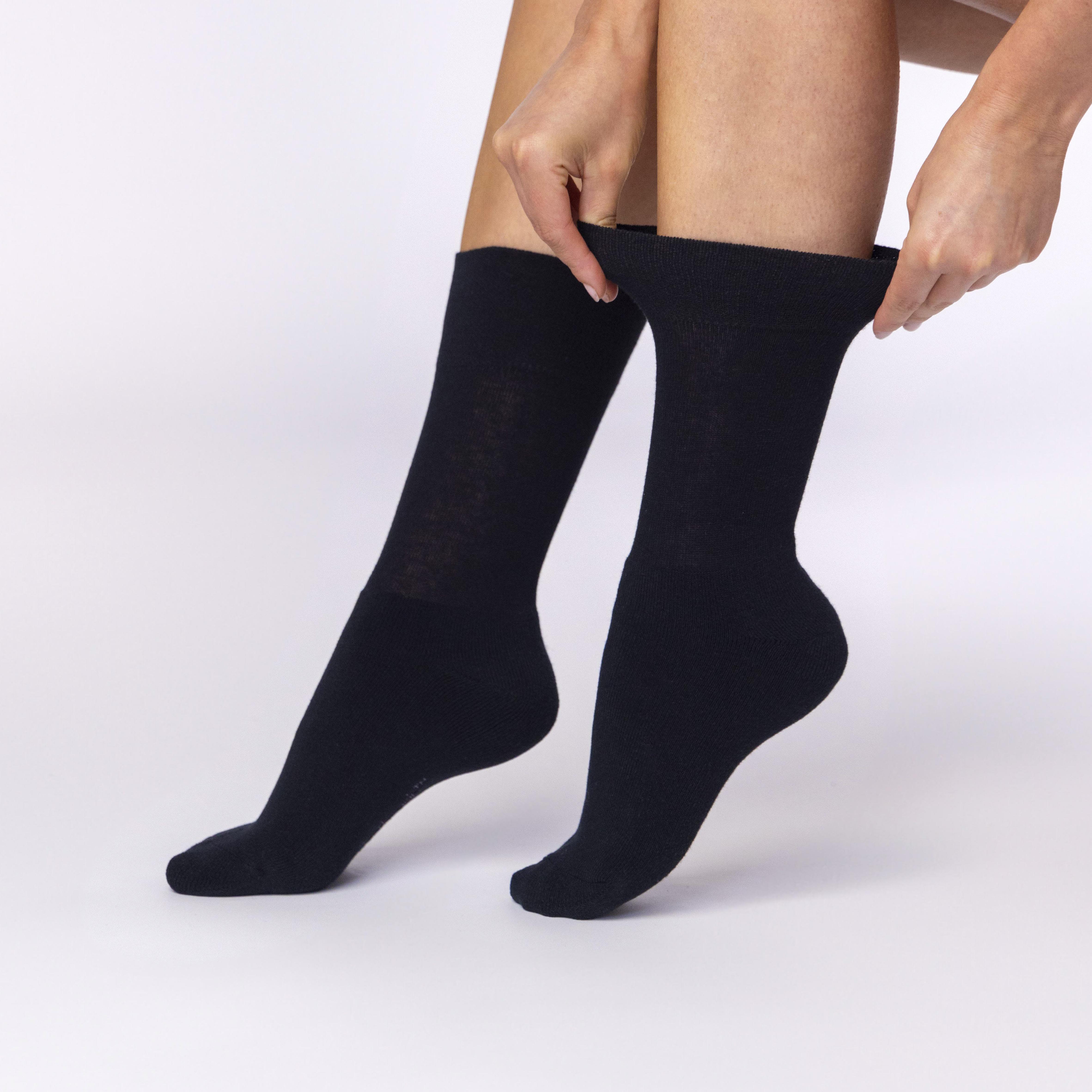 3 paires de chaussettes de sport pour femme - Noir