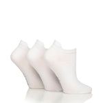 Lade das Bild in den Galerie-Viewer, 6 Paar Damen-Sneakersocken für Diabetiker - Schwarz
