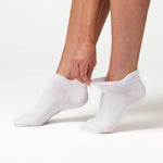 Lade das Bild in den Galerie-Viewer, 6 Paar Damen-Sneakersocken für Diabetiker - Schwarz
