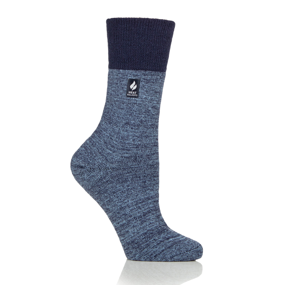 1 Paar Damen Thermosocken - Schwarz