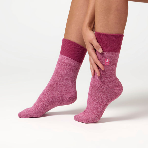 1 Paar Damen Thermosocken - Schwarz