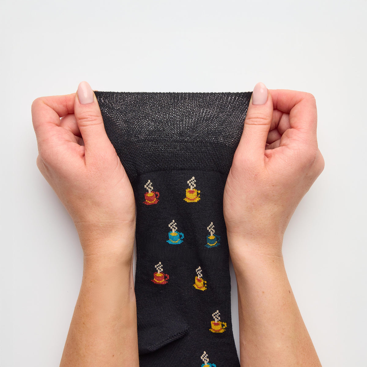 Lot de 3 paires de chaussettes en coton pour homme - Café