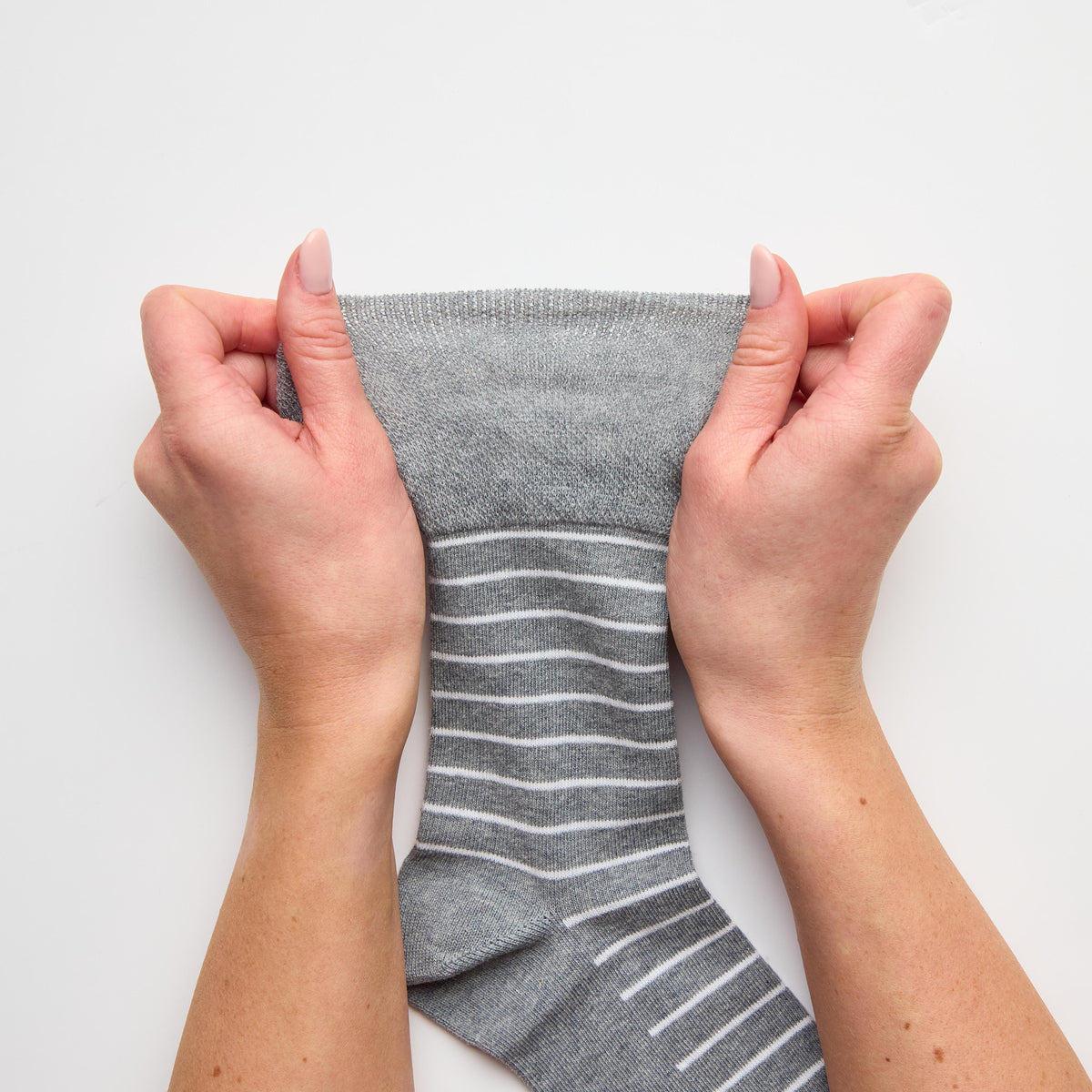 3 Paar Weihnachtssocken aus Baumwolle für Herren – Marineblau gestreift