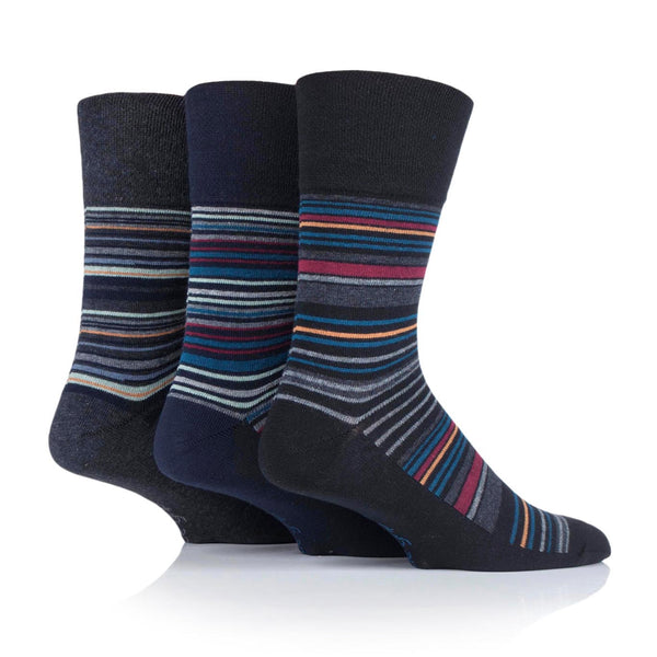 3 Pairs Men's Cotton Socks - Contemporary Ensemble