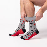 Load image into Gallery viewer, 6 Pairs Men&#39;s Fun Feet Cotton Socks - Gentleman
