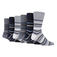 6 Pairs Men's Cotton Socks - Sea Breeze