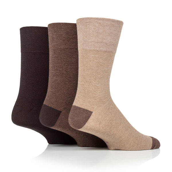 3 Paar Herrensocken aus Apex-Baumwolle - Braun