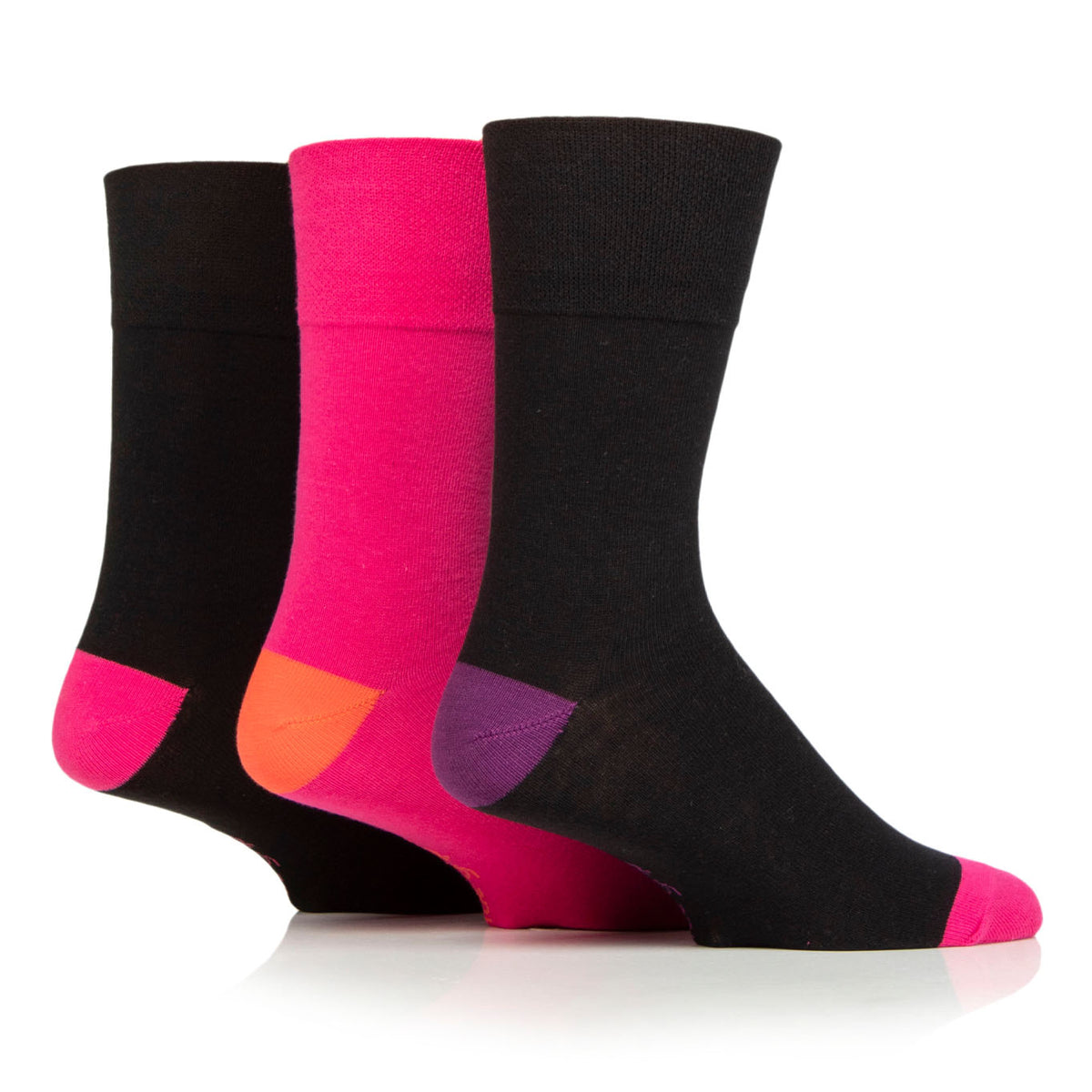 Chaussettes Pour Femme Gentle Grip Colourburst - Lot De 3 Paires, Non Contraignantes, En Coton Doux