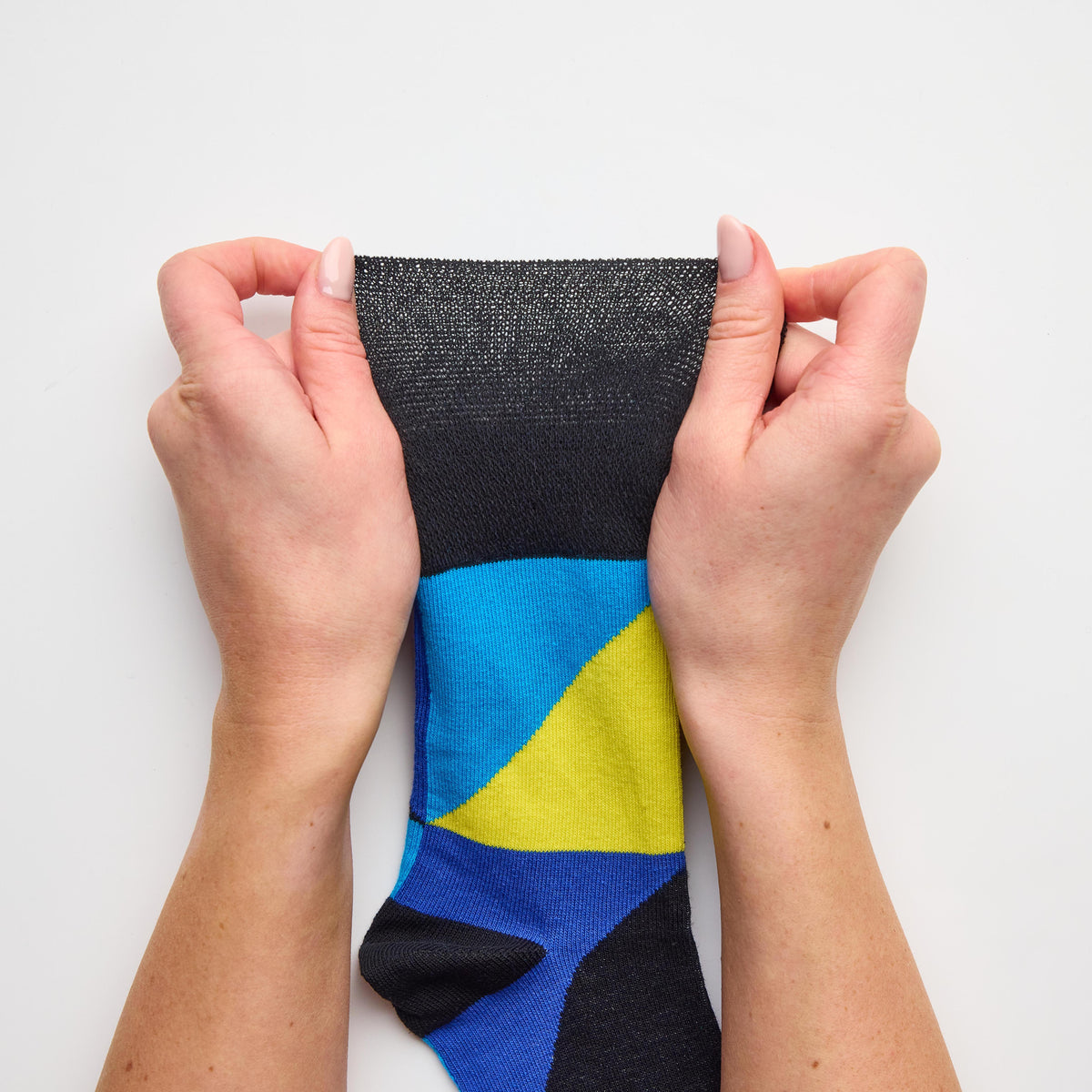 3 Pairs Men's Colourburst Cotton Socks - Angular Arena