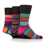 Load image into Gallery viewer, 3 Pairs Men&#39;s Colourburst Cotton Socks - Vibrant Vision
