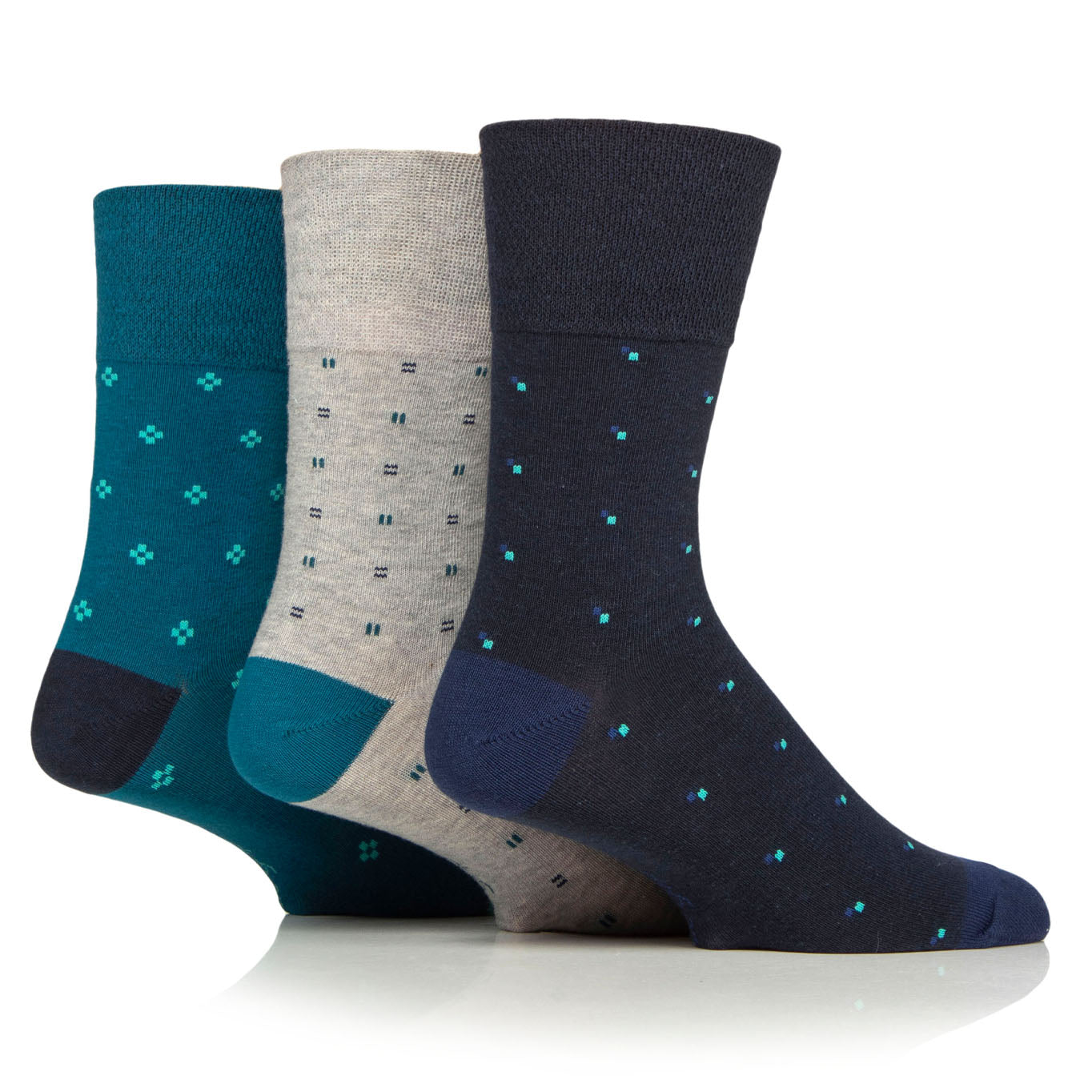 3 Pairs Men's Cotton Socks - Foundry