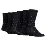 Load image into Gallery viewer, 6 Pairs Men&#39;s Bamboo Socks - Suit Black
