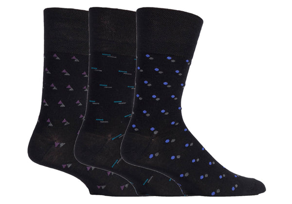 3 Paar Herren-Baumwollsocken – Modernisiertes Argyle