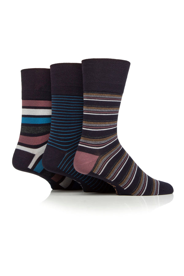 3 Paar Herren-Baumwollsocken – Modernisiertes Argyle