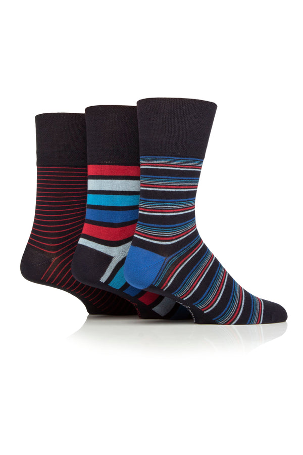 3 Paar Herren-Baumwollsocken – Modernisiertes Argyle
