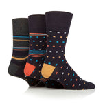 Load image into Gallery viewer, 3 Pairs Men&#39;s Bamboo Socks - Mustard Metropolis
