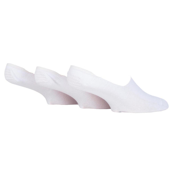 6 Pairs Men's Invisible Socks - White