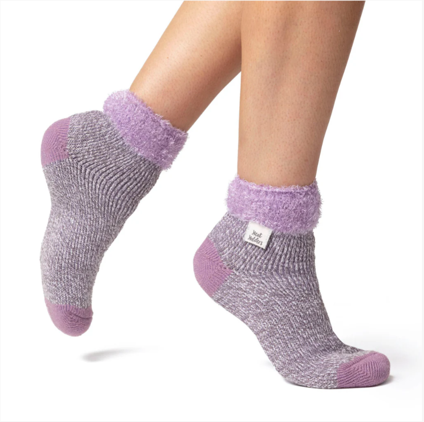 1 paire de chaussettes thermiques pour femme - Noir