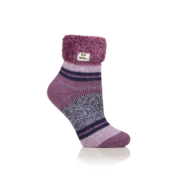 1 paire de chaussettes thermiques pour femme - Noir