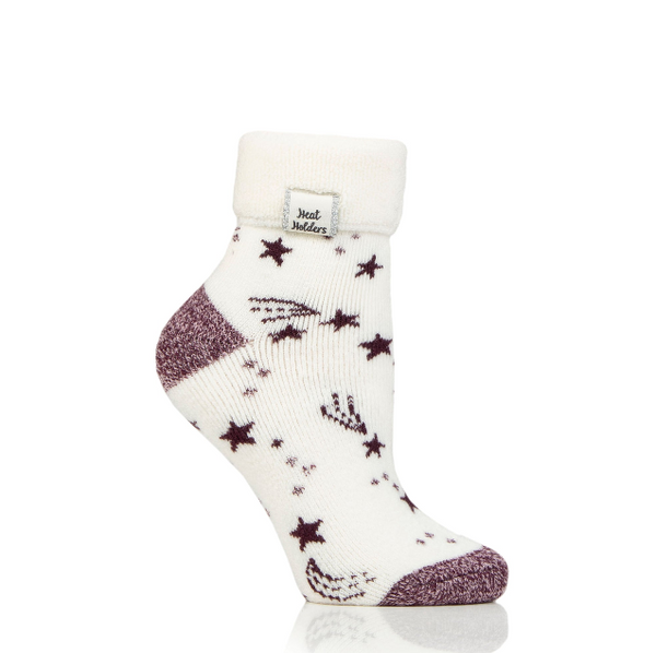 1 paire de chaussettes thermiques pour femme - Noir